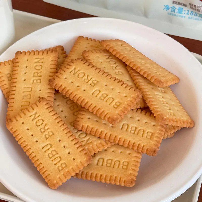 Eiwitrijke koekjes met DHA-eierkaassmaak