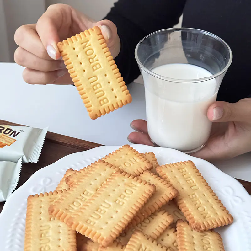 Eiwitrijke koekjes met DHA-eierkaassmaak