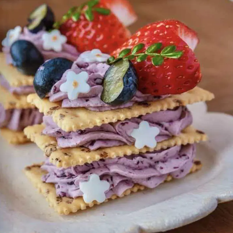 Frisdrankcrackers met zwarte truffelham