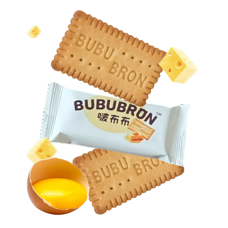 Eiwitrijke koekjes met DHA-eierkaassmaak